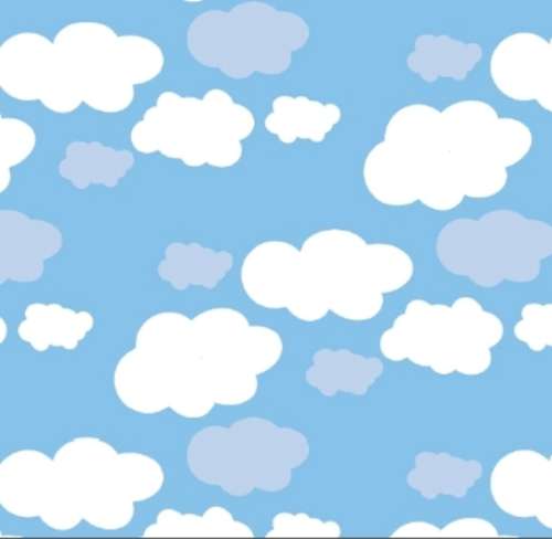 Chocolate Transfer Sheet - Clouds - Click Image to Close